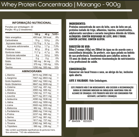 Whey Protein - Morango